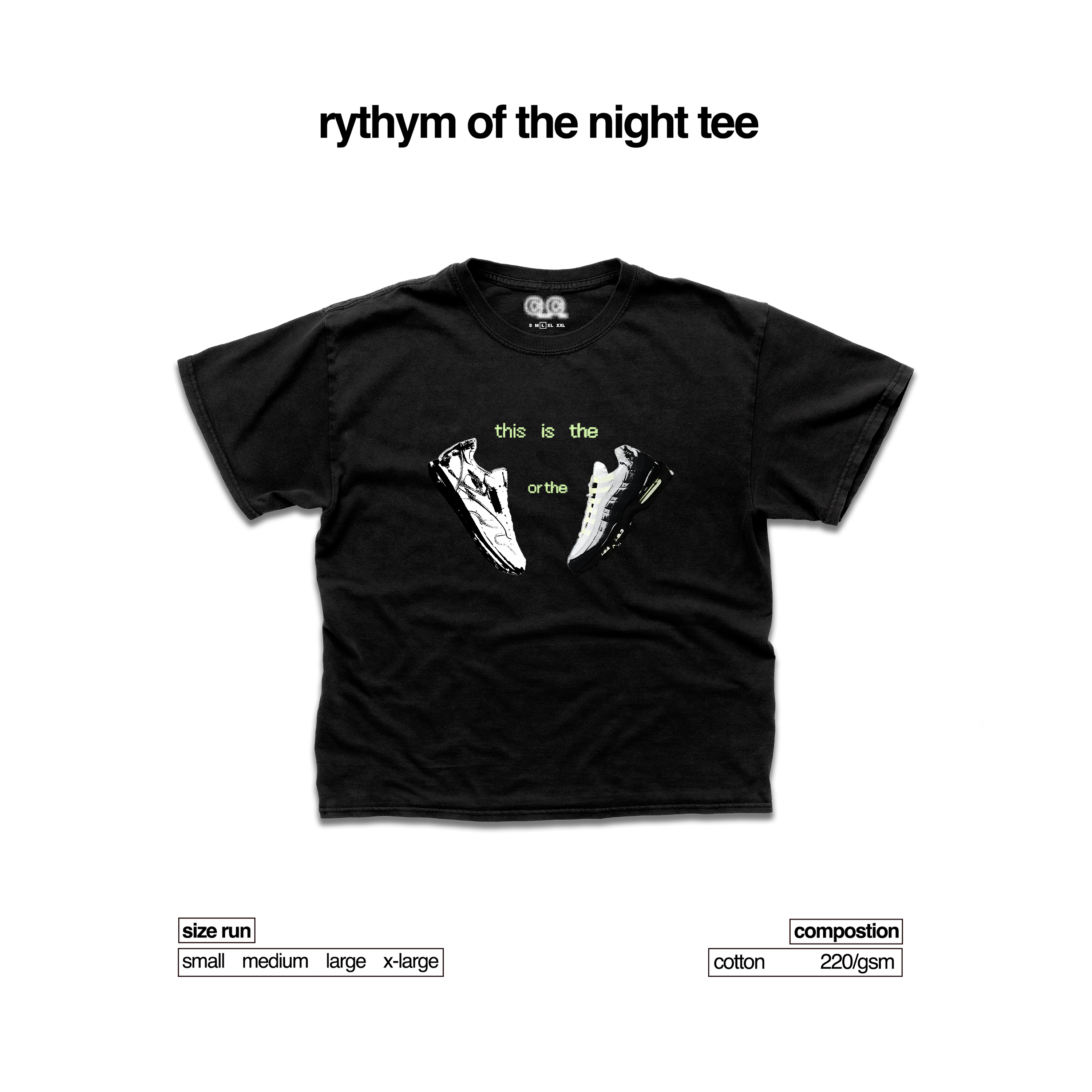 Rhythm of the Night T-Shirt - Black