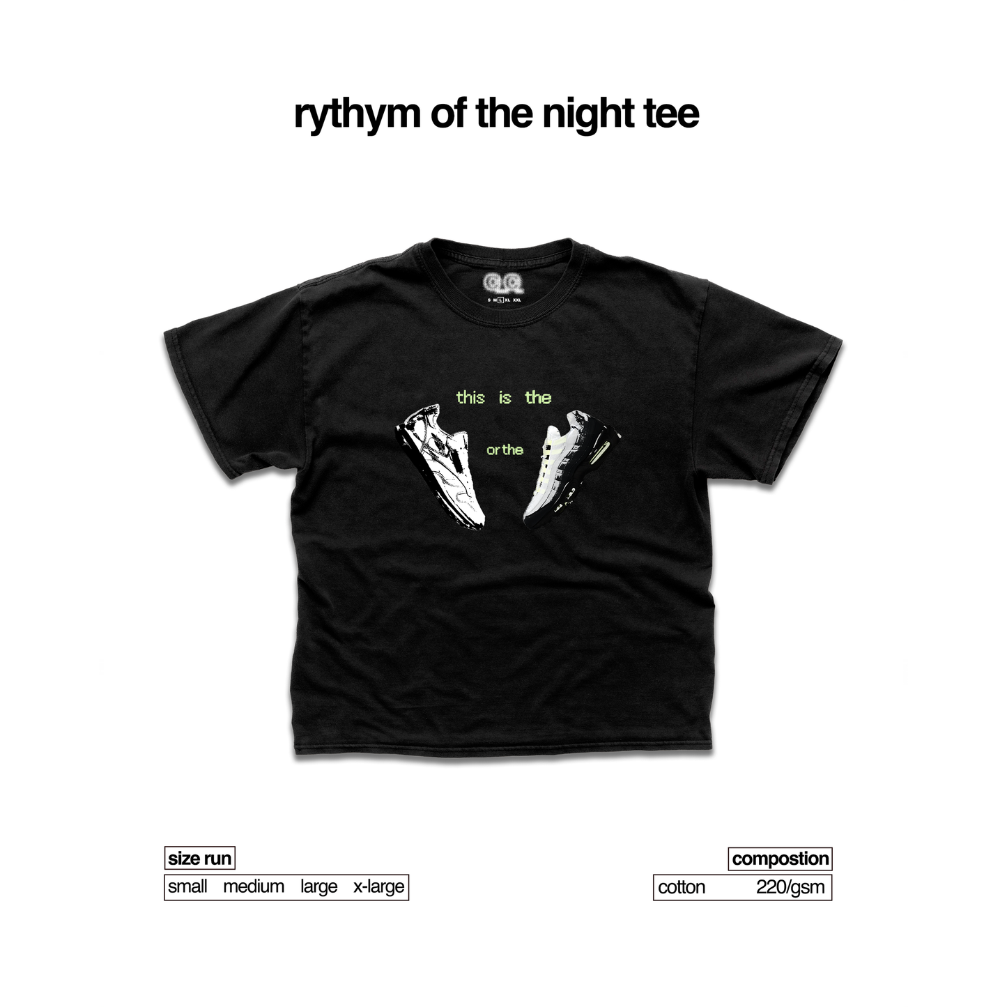 Rhythm of the Night T-Shirt - Black