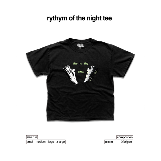 Rhythm of the Night T-Shirt - Black